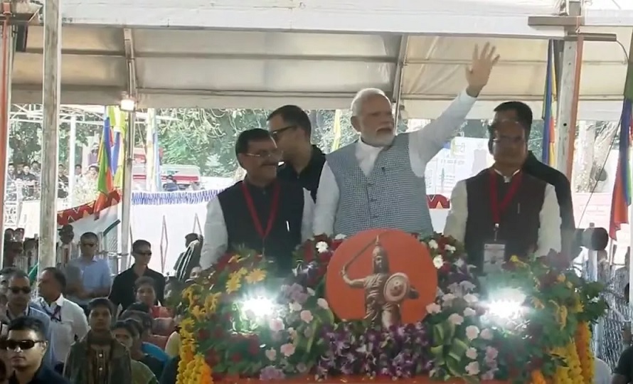 PM modi in jabalpur today