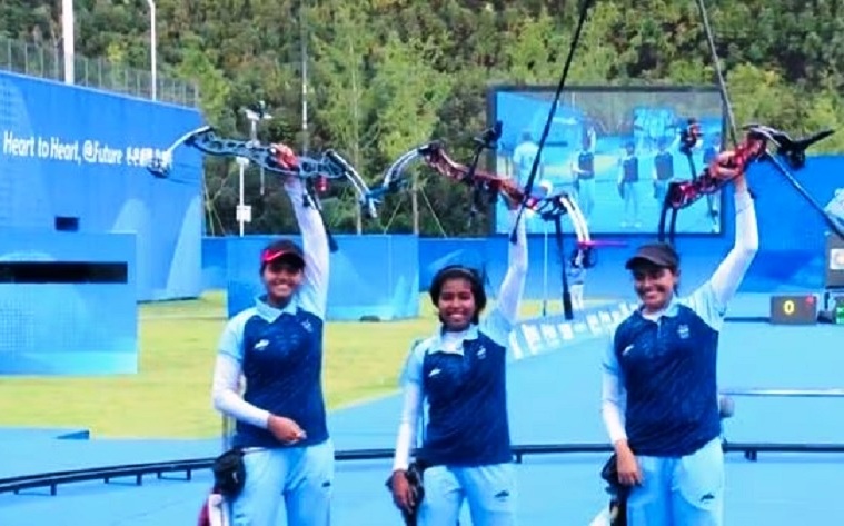 Women archery team won gold in Asian Games 2023