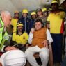 CM Pushkar singh dhami talked to trapped workers by Microphone