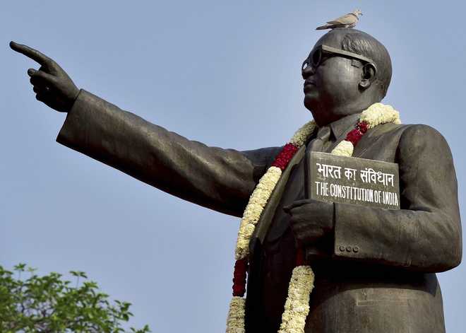 Dr. Ambedkar statue installed in SC campus