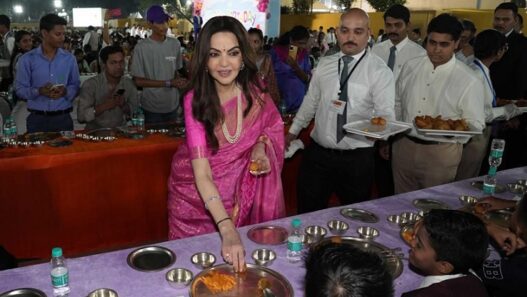 Food service done on Nita Ambani birthday