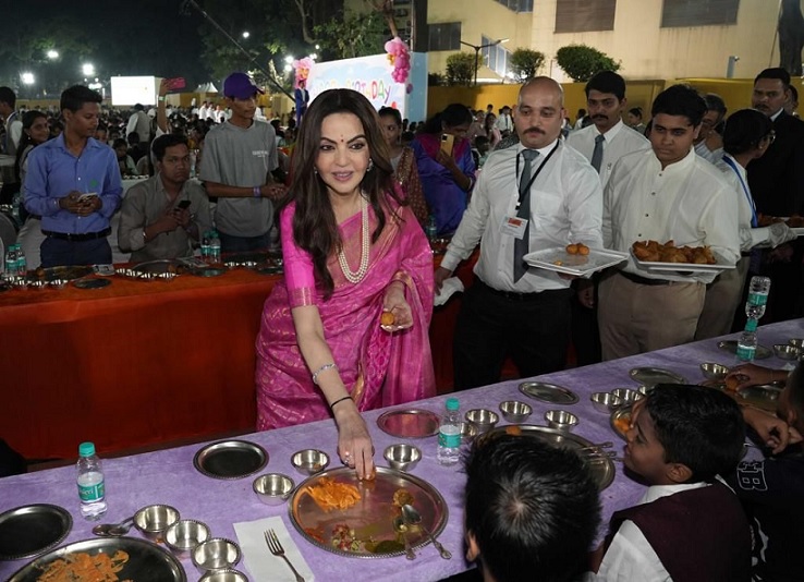 Food service done on Nita Ambani birthday