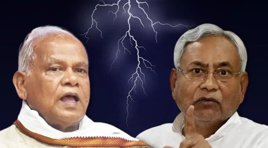 Nitish Kumar Jitan Ram Manjhi clash