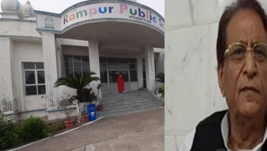 Officers arrived after giving notice to vacate Rampur public school