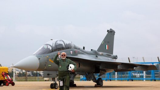 PM Modi flew in Tejas