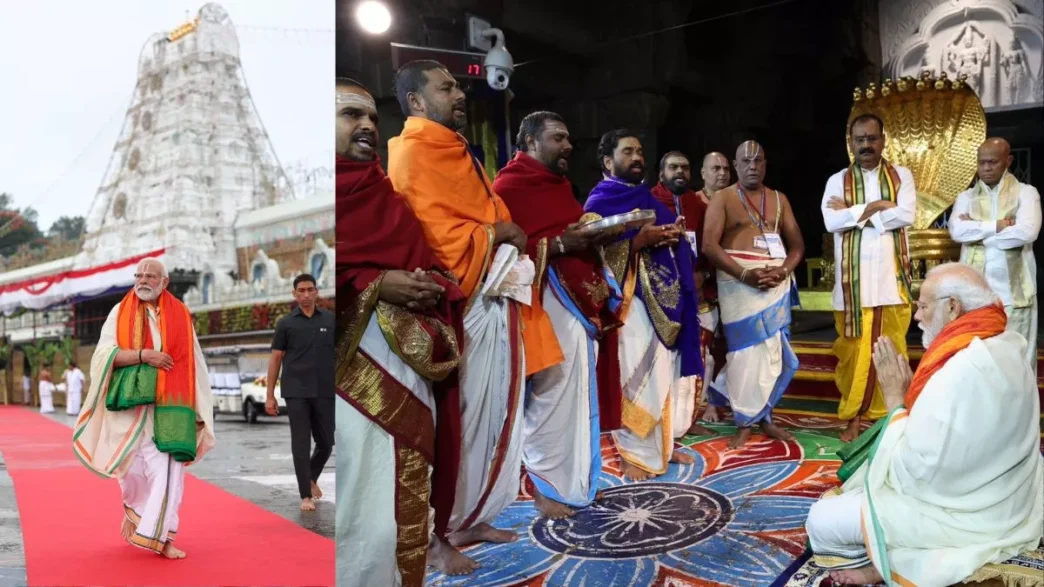 PM Modi in Tirumala