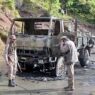 Army in action after sacrifice of five soldiers