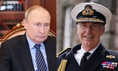 Britain CDS Sir Tony Radakin warns Putin