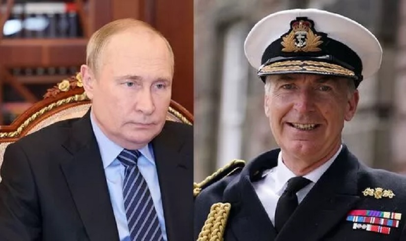 Britain CDS Sir Tony Radakin warns Putin