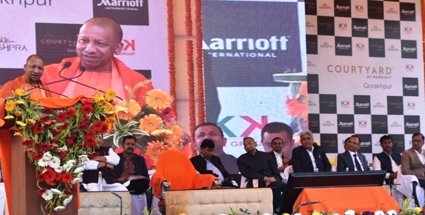 CM Yogi inaugurates five star hotel Courtyard by Marriott in gorakhpur