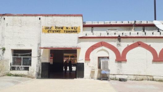 Intercity Express stops at Tohana railway station Haryana