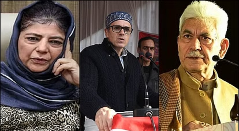 PDP-NC allegation Omar and Mehbooba under house arrest LG manoj sinha said all allegations are baseless