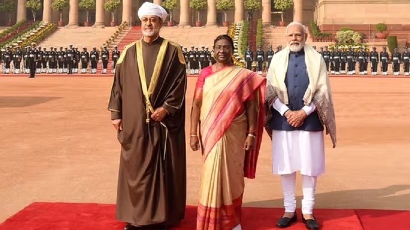 Sultan of Oman arrives on state visit to India