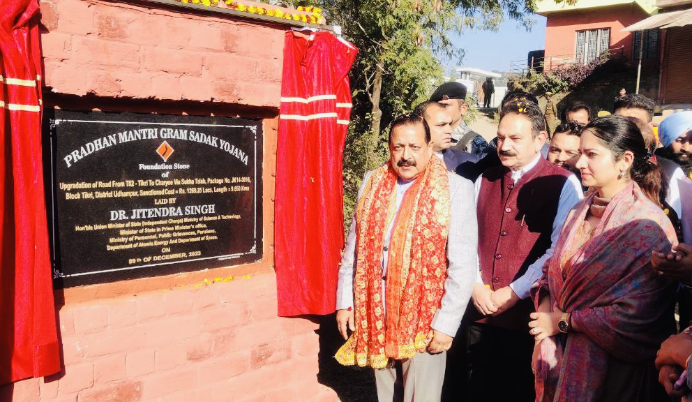 Union Minister Jitendra Singh in Udhampur