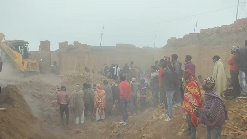 brick kiln wall collapse in Roorkee Uttarakhand