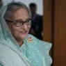 Bangladeshi PM Sheikh Hasina before casting her vote