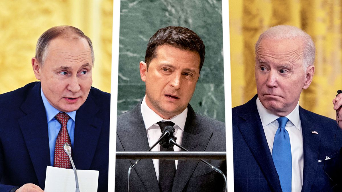 Biden Zelensky putin