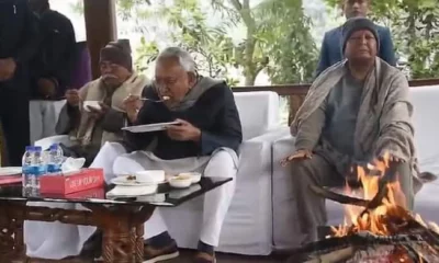 Bihar CM Nitish Kumar reached Rabri residence on Makar Sankranti