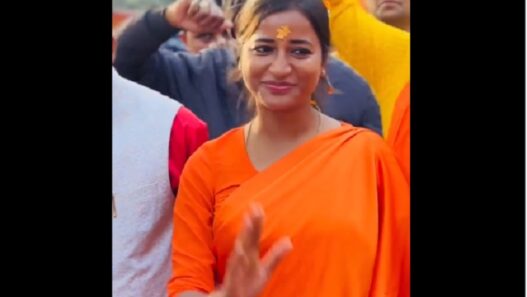 Congress MLA Amba Prasad is in a saffron frenzy