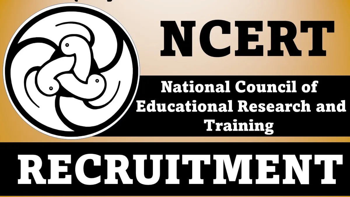 NCERT Recruitment 2024