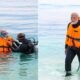 PM Modi morning walk on the sea shore in Lakshadweep