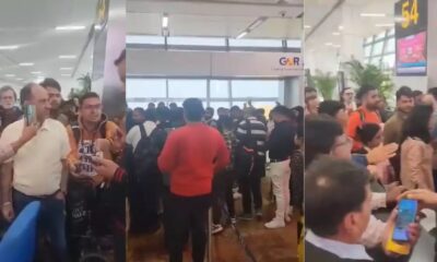 Passengers upset at Delhi airport, many flights cancelled