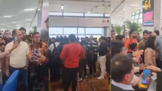 Passengers upset at Delhi airport, many flights cancelled