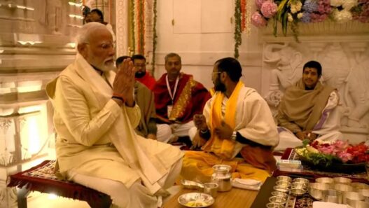 Ritual of consecration of Ram Lalla begins