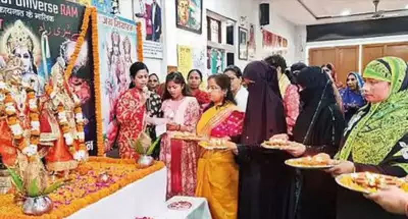 Two Muslim women Nazneen Ansari and Najma Parveen in varanasi