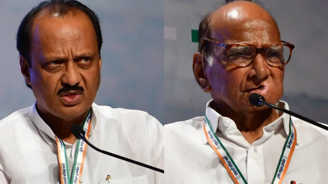 ajit pawar and sharad pawar