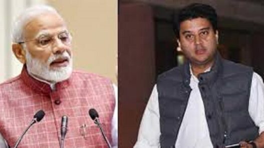 jyotiraditya scindia with modi